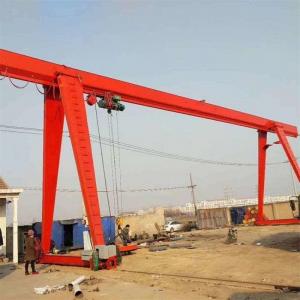 China Steel Rail Mounted Gantry Crane 0.8/8m/Min Speed For Heavy Duty Industrial Use supplier