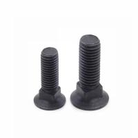 China Countersunk Head Carriage Bolt Carbon Steel DIN605 DIN608 M6 To M24 Black Flat Short Square Neck Bolt on sale