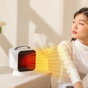 Bedroom AC220V Indoor Electric Fan Heater 1000W Small Ptc Ceramic Desk Heater