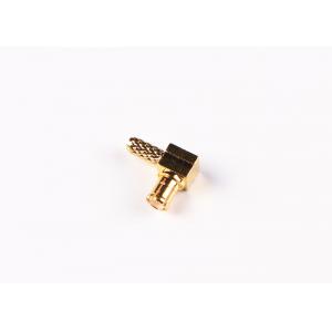 Straight MCX Cable Connector MCX Coaxial Connector with Snap-on Coupling