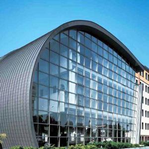 China Aluminum Sound Insulation Glass Frame Curtain Wall 6mm Curtain Wall Facade System supplier
