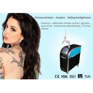China 2000MJ Alexandrite Picosecond Laser Tattoo Removal Machine 755Nm Black And Blue supplier