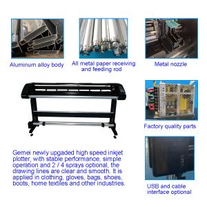 大型フォーマットデュアル4ヘッドエコソルベントインクジェットプリンタープロッター（用紙用）を直接販売