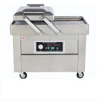 China Stainless Steel Double Chamber Vacuum Machine For Beef Bacon Chicken on sale