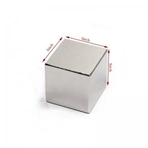 1'' Industrial Permanent Nickel Strong Neodymium N52 Block Magnet with Tolerance ±0.1mm