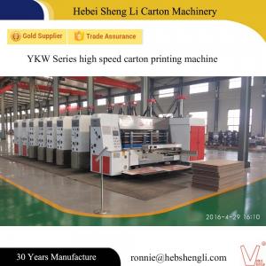 China 4-6 Colors Carton Box Printing Machine , Flexo Corrugated Machine With Big Production supplier