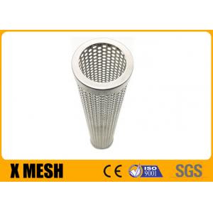 2 Inch 304 Stainless Steel Perforated Metal Mesh Filter / Perforated Cylinder