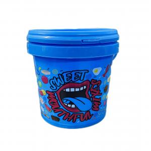 Round Plastic Food Grade Buckets Small With Convenient Handle