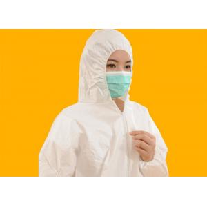 Fire Retardant Non Woven Coverall Eco Friendly For Painters / Decoration Workers