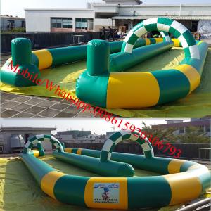 Inflatable go karts track inflatable race track for sale