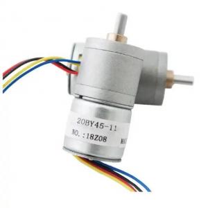 5V DC Micro Geared Stepper Motor 20mm 2 Phase 4 Wire Stepper Motor With Gearbox