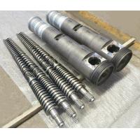 China SPC Flooring Extrusion Machine Spare Part Nitrided Or Bimetallic Barrel And Screw on sale