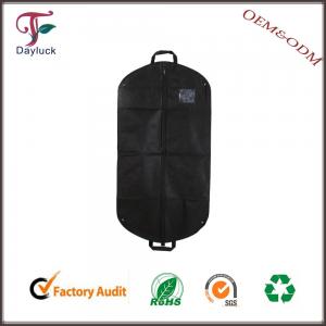 Travel garment bags black color packaging bags cover for suit