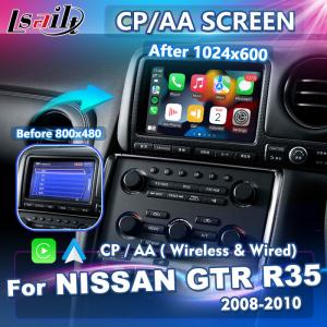 Lsailt 7 Inches Wireless Carplay Android Auto HD Screen for Nissan GTR R35 GT-R JDM 2008-2010
