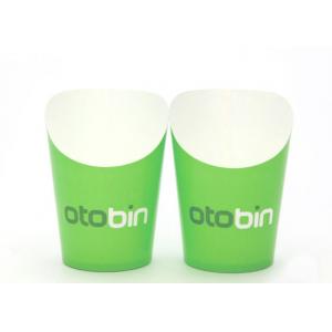 Customize French Fry Cups / Containers , Take Away French Fry Scoop Cup