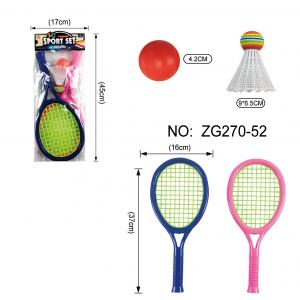 Badminton And Tennis Play Set Play Game Toy With Easy To Grip Colorful Rackets educational toys