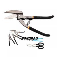 China Sheet Metal Hand Snips Straight Hand Snips Tin Scissors 9 12 on sale