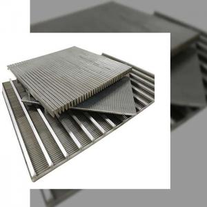 Stainless Steel Johnson Screen Mesh Panels Flat Wedge Bar Wire Wedge Wire Screen