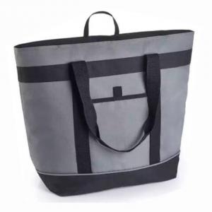 China 600d Melange Polyester Tote Thermal Insulated Cooler Bags For Women supplier
