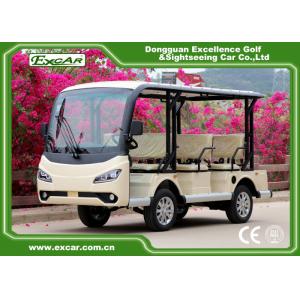 China EXCAR 8 Seater Electric Sightseeing Car , 72V 7.5KW Trojan Battery Tour Bus supplier