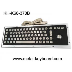 Stable Performance Industrial Metal Computer Keyboard , Well Compatible Trackball Keyboard