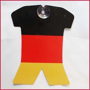 National Advertising Promotional Magnetic T-shirt Sucking Car Sticker Germany