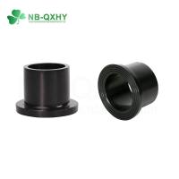 China Customized Black Plastic HDPE Pipe Fitting Electrofusion Flange with TUV CE Certificate on sale