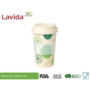 China Durable Shatter Proof ECO Bamboo Takeaway Coffee Cup Customized Decal Matt Finish supplier