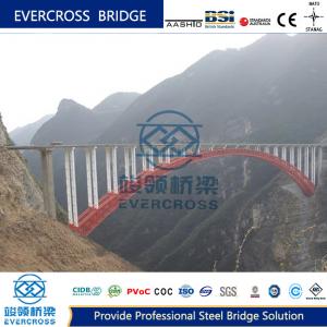 Great Stability Metal Arch Bridge Simple Arch Bridge COC Certificate