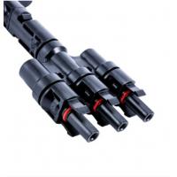 China T Branch Mc4 Solar Connector , IP68 Mc4 Male And Female Connectors on sale