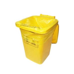 China 120L or Customized Hospital Medical Waste Bag for Clinical Waste Management LDPE/HDPE supplier