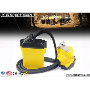 China 10.4AH Coal Miner Hard Hat Light Corded Style 25000 Lux Strong Brightness supplier