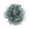 Luxurious Silver Grey Hair Flowers Decorative Flower For Wedding Dress Ball Gown