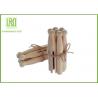 China House Decorative Notched Craft Sticks , 110mm Wooden Fan Sticks Taste - Free wholesale