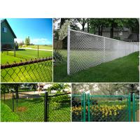 Durable Iron Wire Boundary Wall chain link fencing For Leisure Sports Field / School Chain
