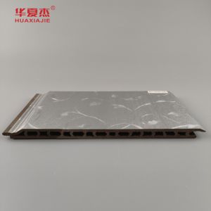 China New Design Sliver Luxury Pattern / Nature Woodgrain Wpc Panels For Wall Decoration wholesale