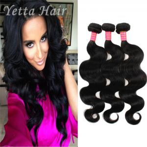 China Natural Color Peruvian Virgin Hair Indian Body Wave Hair Extensions Large Stock supplier
