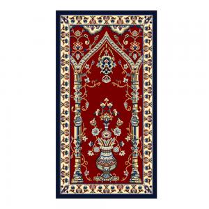 China Single Mosque Prayer Rug PP Wilton Muslim Carpet 65cm X 120cm supplier