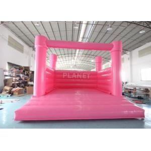 China Custom Color Inflatable Wedding Bouncer White Bouncy Castle Inflatable White Castle Bounce House supplier