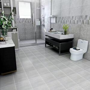 Grey Wooden Look Rustic Kitchen Porcelain Floor Tile Waterproof Bathroom