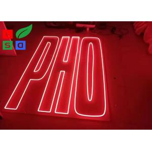 China Longlife Outdoor Neon Name Sign Letters Flex Signage With Clear Backing Custom Neon Sign supplier