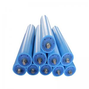 China Adjustable Guide Roller Industrial UHMWPE Plastic Belt Conveyor Idler Roller supplier