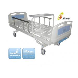 Luxuary Foldable Aluminium Railing Medical Hospital Beds With Overbed Table ( ALS-M217)