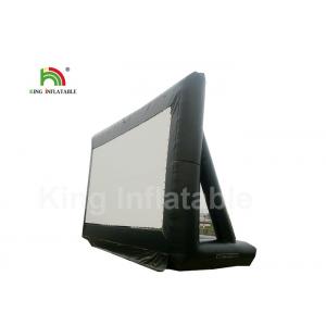 China CE Custom Black PVC 10m Inflatable Projector Screen, Inflatable Outdoor Movie Screen supplier