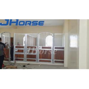 Prefabricated Powder Coated Horse Boarding Stables Entire Opening