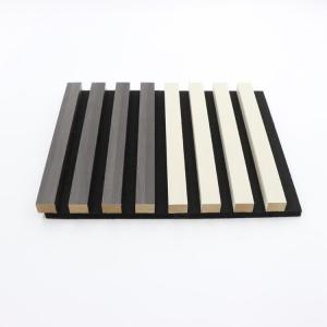 China MDF Sound-Absorbing Acoustic Wooden Wall Slat Panel Fluted Material supplier