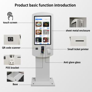 China 32" Interactive Self-Service Ordering Kiosk, Vertical Dual-Sided Touch Screen for Restaurants – Fast & Easy Food Ordering System, Commercial Digital Menu Display wholesale