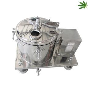 Low Temperature Jacketed Basket Centrifuge Stainless Steel Ethanol Extraction Machine