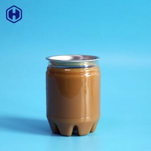 #206 250ML Plastic Soda Cans For Cold Coffee Milk Tea Packaging