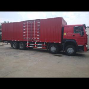 China Small Cargo Truck 336HP 371HP 8x4 12 Tires Stake Side Wall Box Cargo Truck supplier